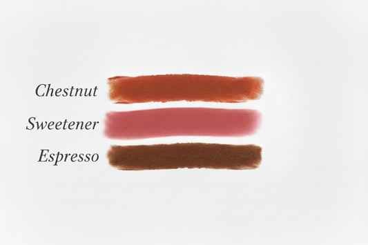 Lip Liner Swatches - Calligraphy Labels